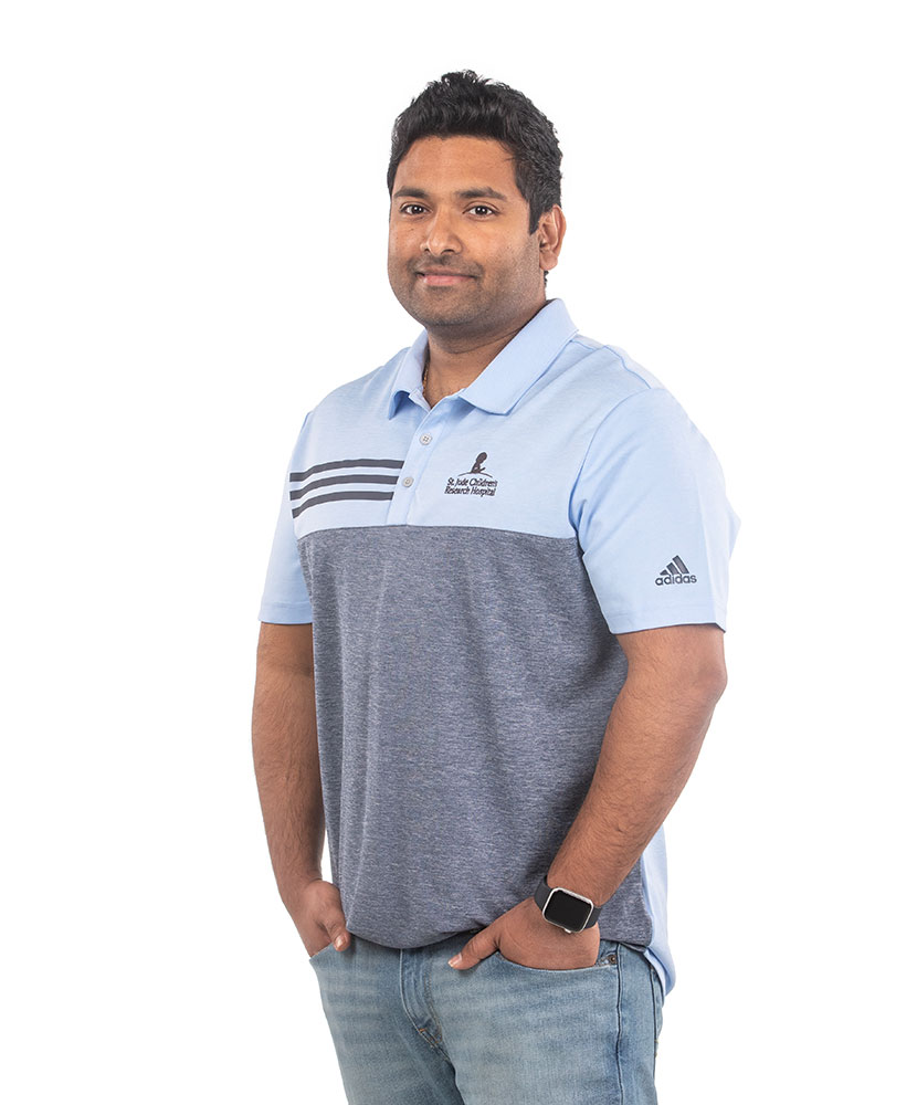 Men's Adidas Heathered Colorblocked 3-Stripes Polo Shirt